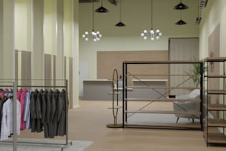 redesign luxury boutique interior,retail store layout, cloth rack,hq walkthrough