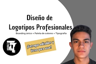 diseñaré un logotipo profesional para tu marca