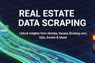 do airbnb ,vacasa , vrbo, evolve and other realstate websites scraping