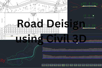 do autocad civil 3d road designs