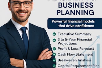 prepare financial feasibilities and financial planning