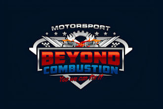 design modern motorsports, repair, tire or auto service logo