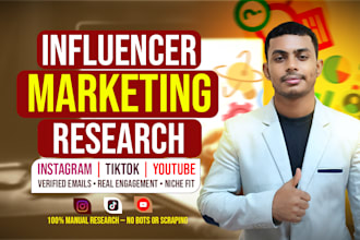 find instagram, tiktok and youtube influencers with emails