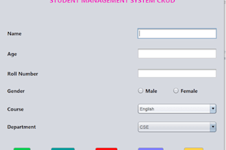develop java desktop applications using oop, swing and mysql database