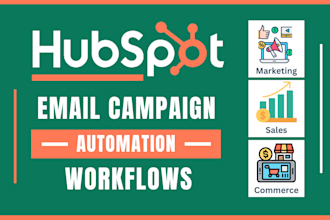 build hubspot email campaign and automation workflows