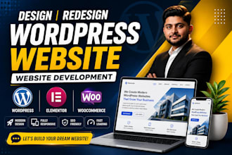 design redesign, develop wordpress website, local business website, woocommerce