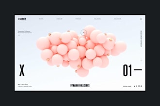 do 3d website animation development 3d animated website interactive webflow