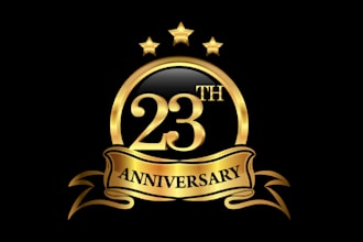 design anniversary, celebration, birthday, and event logo