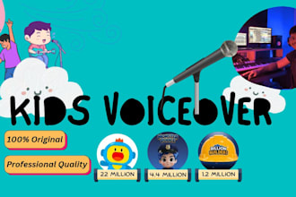 record professional american girl kid voice over