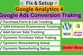 setup google ads conversion tracking, dynamic remarketing, ga4, GTM