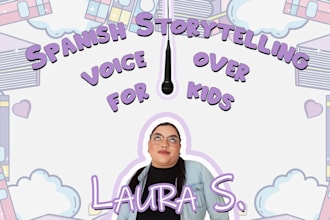 record a female latin american spanish storytelling voice over