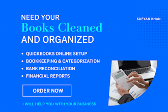 do quickbooks setup, cleanup and bookkeeping