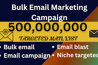 send bulk email blast, email campaign and do email marketing