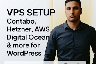 set up your contabo hetzner AWS digital o vps for wordpress