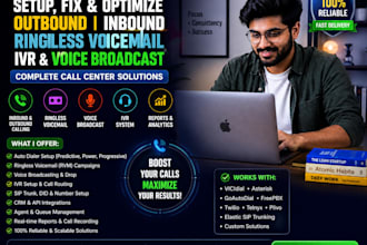 setup or fix USA ringless voicemail drop auto dialer sales leads voice broadcast