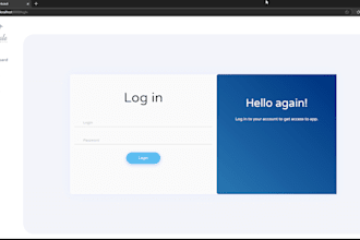 make a sales and order with analytics dashboard