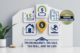 generate US tax delinquent tax sale and tax lien property leads