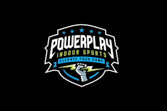 design powerful showcase indoor sports logo
