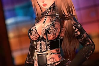 create custom vr chat avatar vrc character 3d model furry avatar nsfw vtuber