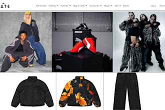 y2k clothing shopify store men jacket wear winter  dropshipping fashion website