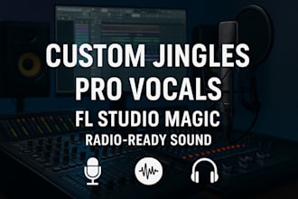 create a catchy custom jingle or intro for your podcast radio or business