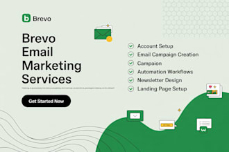 setup and design brevo newsletter automation and email campaign