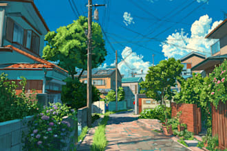 create anime, games, illustration, and background painting