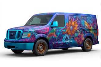 design a car wrap for racing and drift livery anystyle