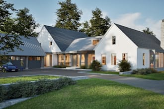 make detailed exterior 3d renders with twinmotion based