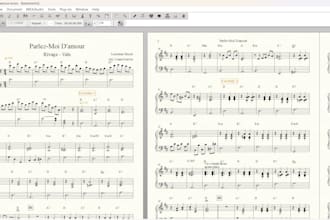 do a copy of your music scores in music notation sofware