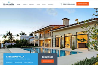 design website for villa, resort, hotel booking