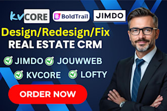 design, redesign, clone, fix lofty, jouwweb, jimdo, kvcore website jimdo website
