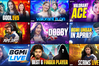 design catchy youtube thumbnails