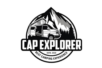 make new powerful logo for van rentals volkswagen california
