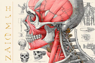 draw human anatomy, medical illustrations and diagrams