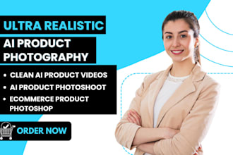 create ai product photography, fashion photography, using ai models