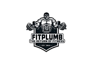 design greatest physical sports fitness logo