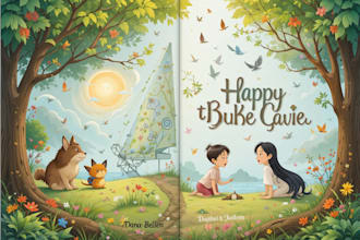create custom book cover and children book illustrations