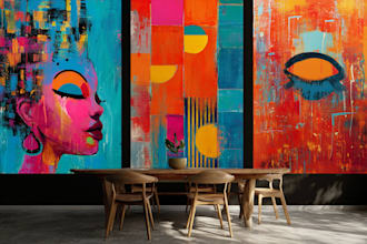 create modern abstract art wall art, print, home decor