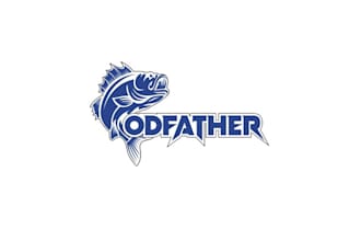 design cod father yacht transom logo