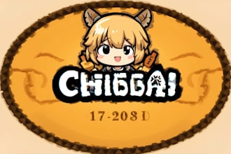 chibi mascot logo original chibi character mascots chibi