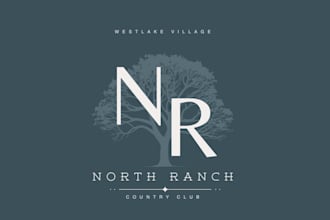 create modern country club logo