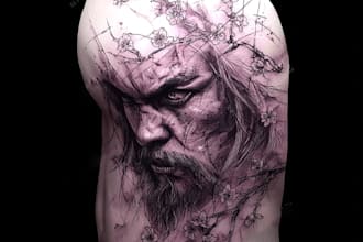 create a realistic realism tattoo design for you