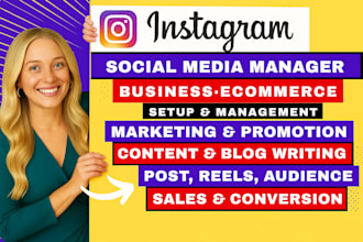 manage instagram marketing, run meta ads, and create content for your brand