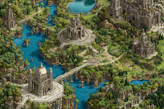 do fantasy map design map maker vector map illustration fantasy city map design