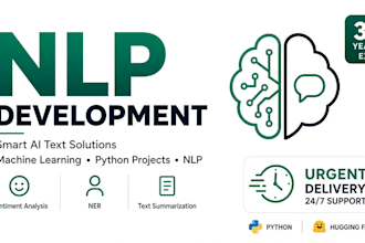 build nlp projects and apps for sentiment analysis, ner and summarization