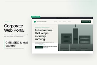 build a fast custom business website with cms SEO and integrations