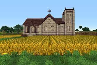 build houses,villages,towns,cities,hubs,farms and any other builds in minecraft