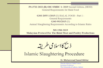 design halal standards training slides