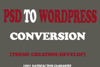 convert psd to wordpress responsive